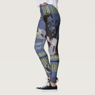 Nouvelle-Orléans Musique leggings
