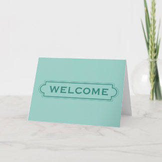 Nouvelle série de location - Bienvenue - Carte d'e