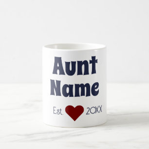 Nouvelle Tante Personnalisée - Mug établi