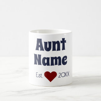 Nouvelle Tante Personnalisée - Mug établi