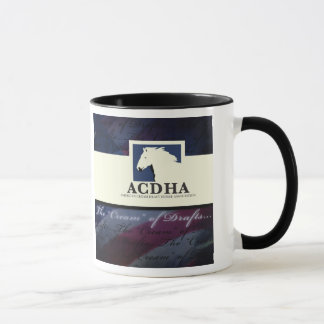 Nouvelle tasse de logo d'ACDHA