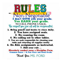 Nouvelle version Affiche de l'enseignant de l'écol