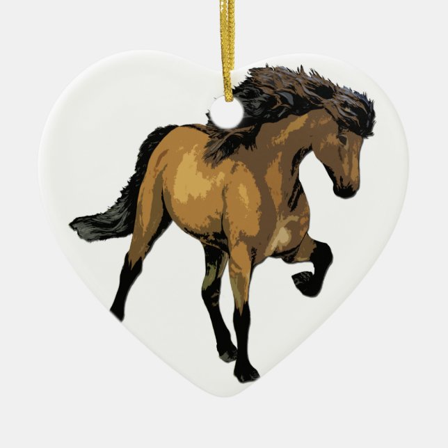 Nouvelle Vogue Ceramic Ornament (Front)