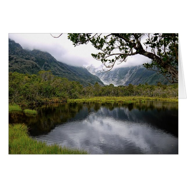Nouvelle-Zélande : Carte de lushness extérieure (Devant horizontal)