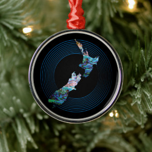 NOUVELLE-ZÉLANDE KIWI PAUA ORNEMENT DE NOËL