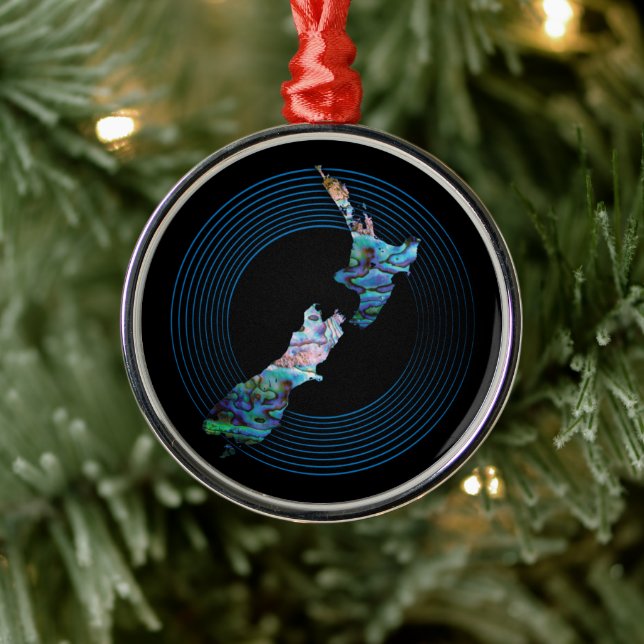 NOUVELLE-ZÉLANDE KIWI PAUA ORNEMENT DE NOËL (Arbre)