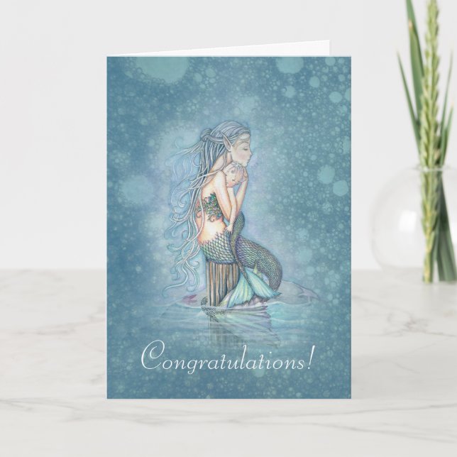 Nouvelles cartes de sirène de mère de nouvelles (Devant)