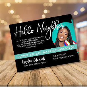 Nouvelles cartes postales d'agent immobilier