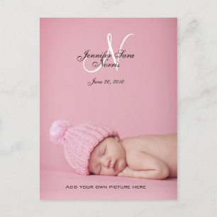 Nouvelles cartes postales de photo de faire-part