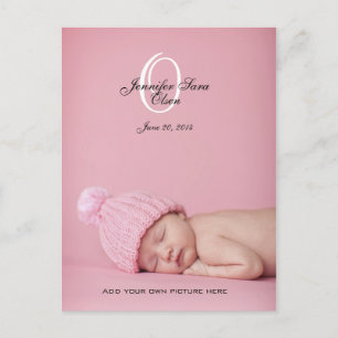 Nouvelles cartes postales de photo de faire-part