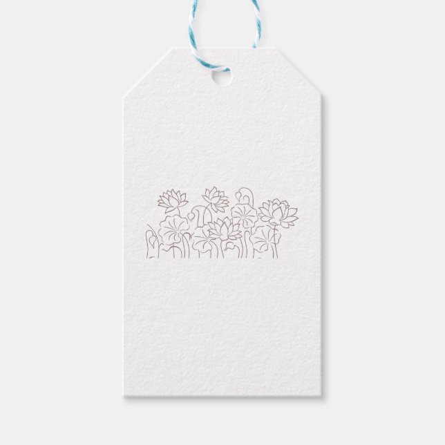 Nouvelles étiquettes de cadeau TexteLogo personnal (Devant)