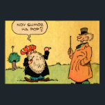 "Nov Shmoz Ka Pop?” Poster<br><div class="desc">Who among us hasn’t asked the question “Nov Shmoz Ka Pop?” at some point? Spruce up your decor with this unique vintage poster, lovingly restored!</div>