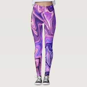 Nova Abstract Painting   Best Abstract Art Leggings