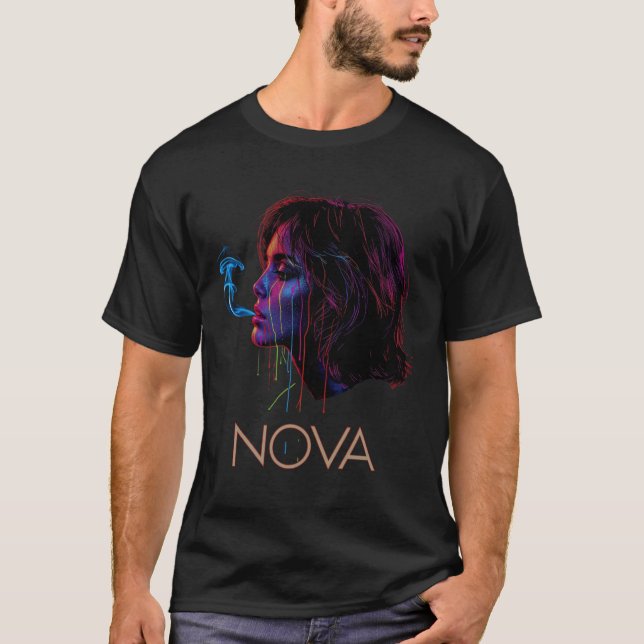 Nova Glow Painted Silence T-Shirt (Front)