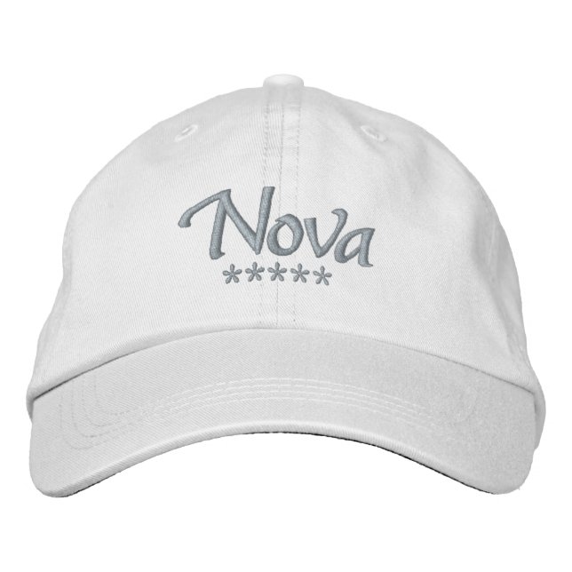 Nova Name Embroidered Hat (Front)
