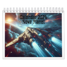 Nova Planet. Calendar 2024. 