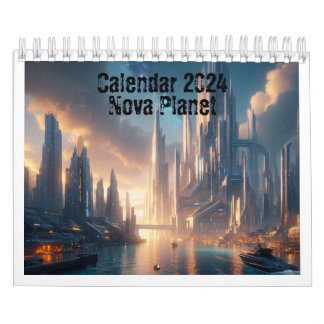 Nova Planet. Calendar 2024. 