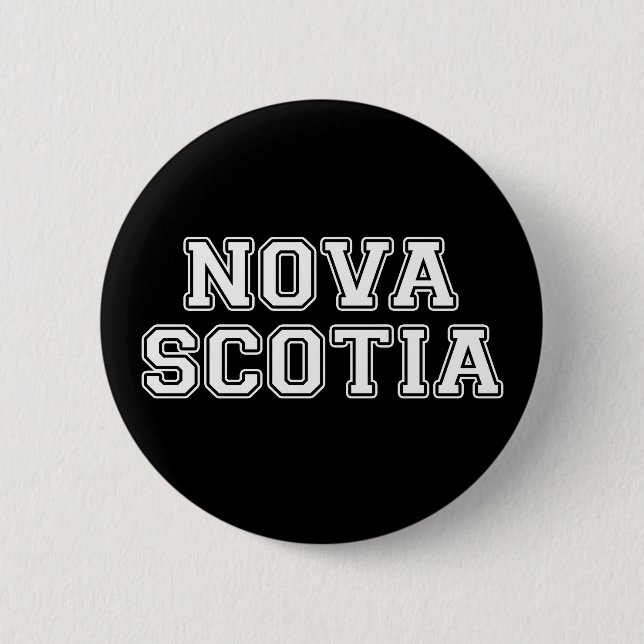 Nova Scotia 2 Inch Round Button (Front)