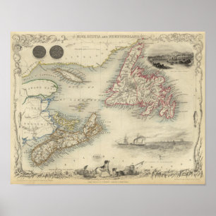 Nova Scotia And Newfoundland Poster