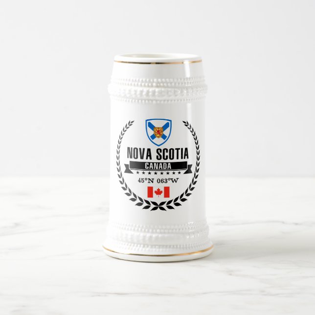Nova Scotia Beer Stein (Center)