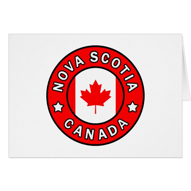 Nova Scotia Canada (Front Horizontal)