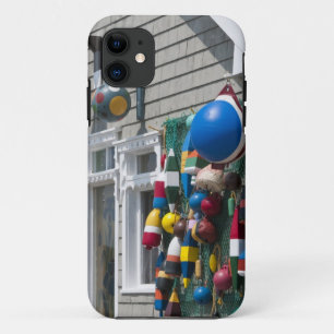 Nova Scotia, Canada. Buoy shop in  Blue Rocks in iPhone 11 Case