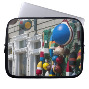 Nova Scotia, Canada. Buoy shop in Blue Rocks in Laptop Sleeve
