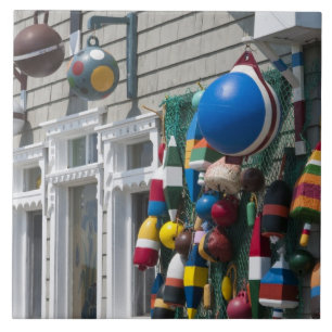 Nova Scotia, Canada. Buoy shop in  Blue Rocks in Tile