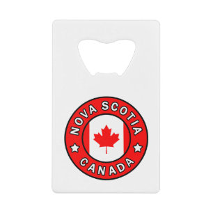 Nova Scotia Canada Credit Card Bottle Opener