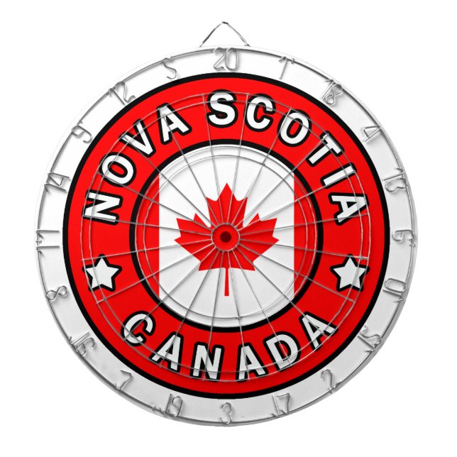 Nova Scotia Canada Dartboard (Front)