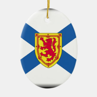 Nova Scotia (Canada) Flag Ceramic Ornament