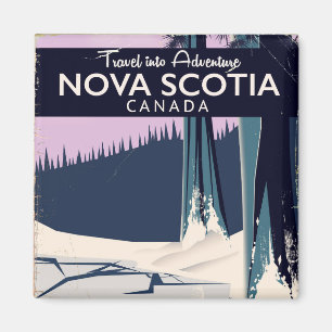 Nova Scotia, Canada holiday travel poster. Magnet