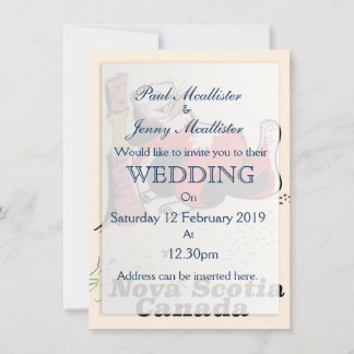 Nova Scotia canada Invitation