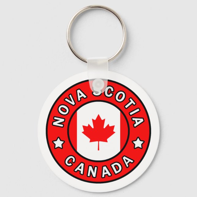 Nova Scotia Canada Keychain (Front)