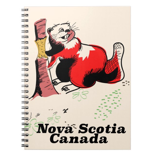 Nova Scotia canada Notebook (Front)