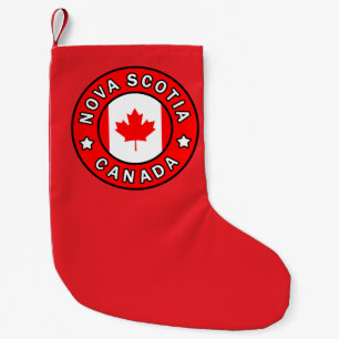Nova Scotia Canada Small Christmas Stocking