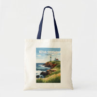 Nova Scotia Canada Travel Art Vintage