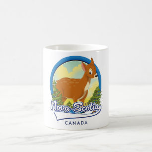 Nova Scotia Canada travel logo Coffee Mug