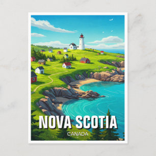 Nova Scotia Canada Travel Postcard