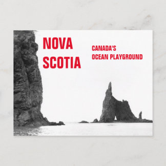 Nova Scotia Canada's Ocean Playground Vintage Post Postcard