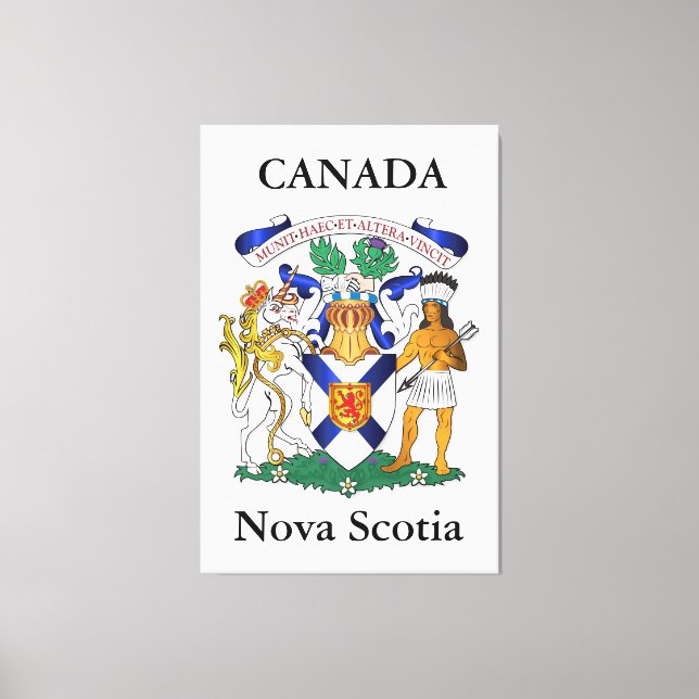 Nova Scotia coat of arms Canvas Print (Front)