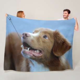 NOVA SCOTIA DUCK TOLLER DOG FLEECE BLANKET