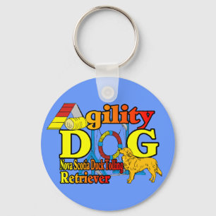 Nova Scotia Duck Tolling Retriever Agility Keychain
