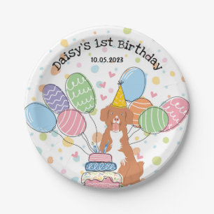 Nova Scotia Duck Tolling Retriever Birthday  Paper Plate