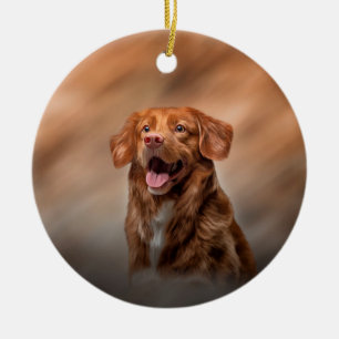 Nova Scotia Duck Tolling Retriever Ceramic Ornament