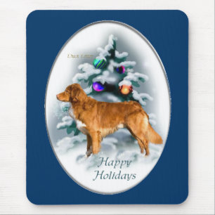 Nova Scotia Duck Tolling Retriever Christmas Gifts Mouse Pad