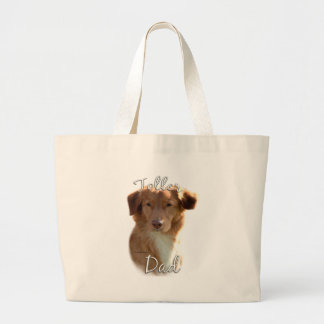 Nova Scotia Duck Tolling Retriever Dad 2 Large Tote Bag