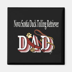 NOVA SCOTIA DUCK Tolling Retriever dad Magnet