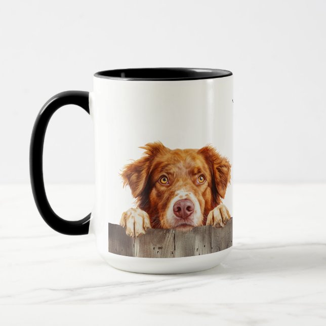 Nova Scotia Duck Tolling Retriever Dog Mug (Left)