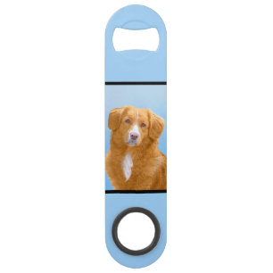 Nova Scotia Duck Tolling Retriever Dog Painting Bar Key